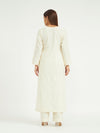 Classic White Pinstripe Kurta Set