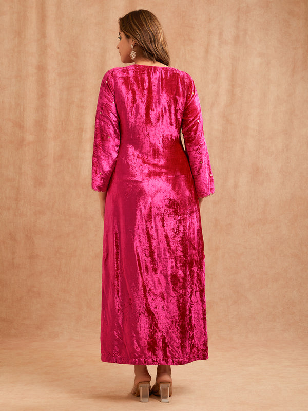 MAHARANI VELVET FESTIVE TUNIC