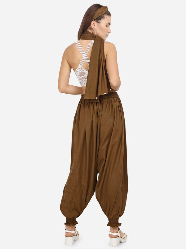 BROWN AFGHANI BOTTOM