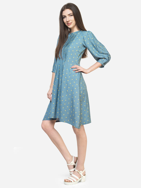 POLKA BROADTUCK DRESS