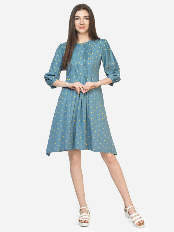 POLKA BROADTUCK DRESS