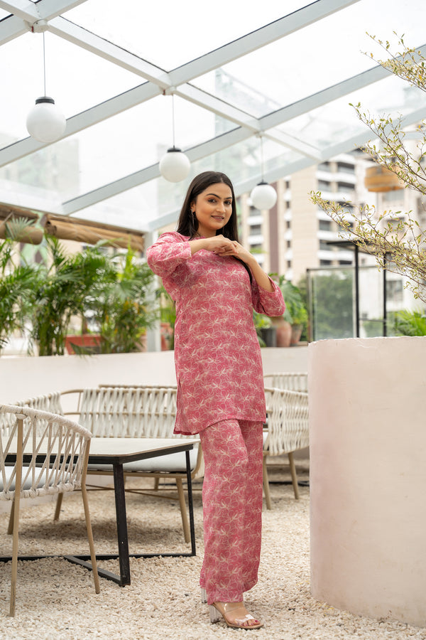 RELAXED BLOOM MUSLIN CORD SET