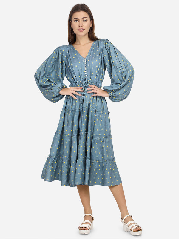 POLKA GYPSY MIDI DRESS