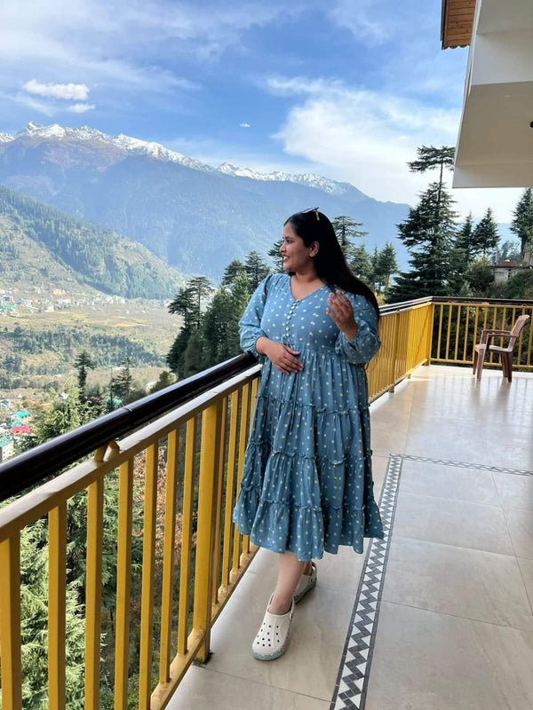 POLKA GYPSY MIDI DRESS