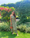 TWISHA JHAVERI IN WILDERNESS ON SLIT MUSLIN TUNIC SET