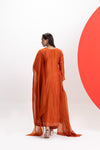 ORANGE YOKE KALIKURTA SET