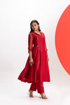 RED KALI TUNIC SET
