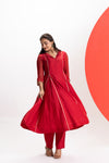 RED KALI TUNIC SET