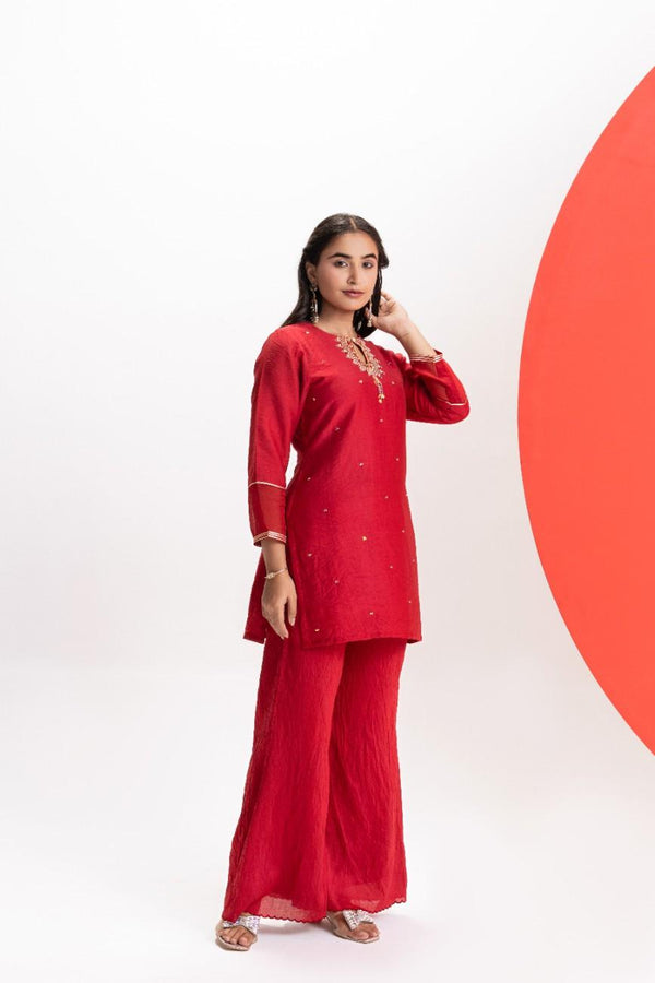 RED FESTIVE 2-PIECE SET