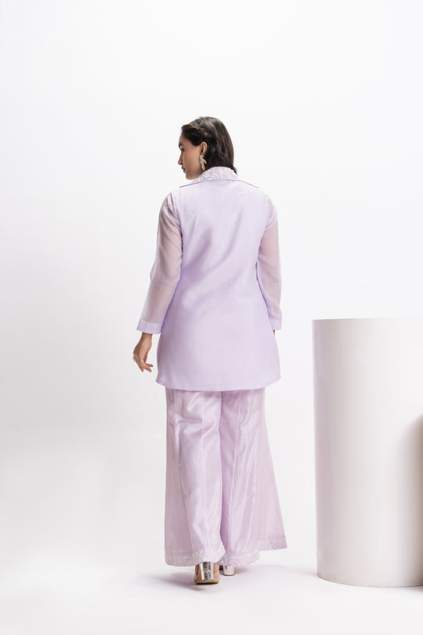 MOONFLOWER EMBROIDERED JACKET & TROUSER SET