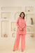 PINK SEQUIN COTTON CO-ORD SET