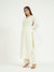 Classic White Pinstripe Kurta Set