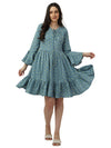 POLKA TIRED WESTERN DRESS