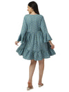 POLKA TIRED WESTERN DRESS