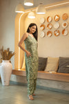 TWISHA JHAVERI IN WILDERNESS ON SLIT MUSLIN TUNIC SET