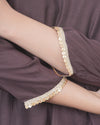 BROWN KALI KURTA SET WITH FIDA DUPATTA
