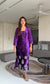 GUNJAN LADHA IN PURPLE VELVET FESTIVE TUNIC