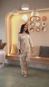ABSTRACT POP ON CRINCLE COTTON CO-ORD SET