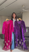 GUNJAN LADHA IN PURPLE VELVET FESTIVE TUNIC
